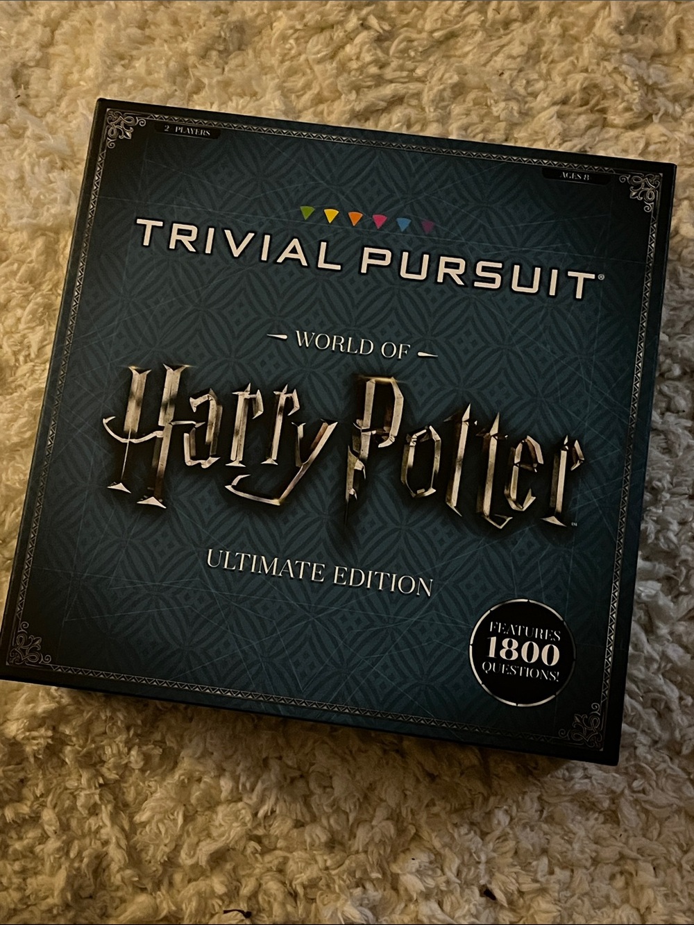 Trivial Pursuit World of Harry Potter Ultimate Edition Board Game - Teal/Blue